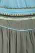 Belt in multi colors with metal sequins